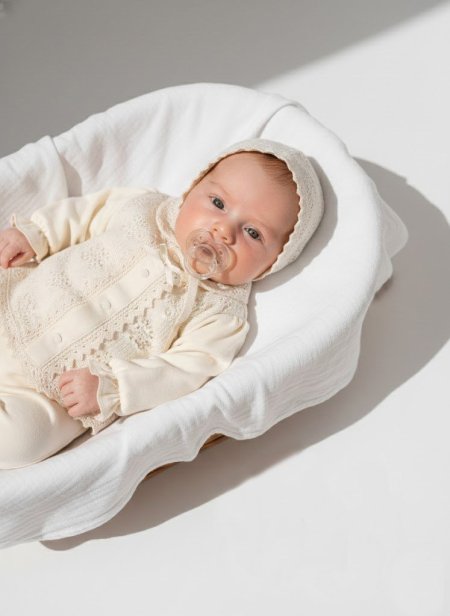 طقم تركي 5 قطع قطن دانتيل