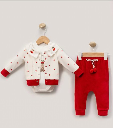 طقم تركي 3 قطع كرز