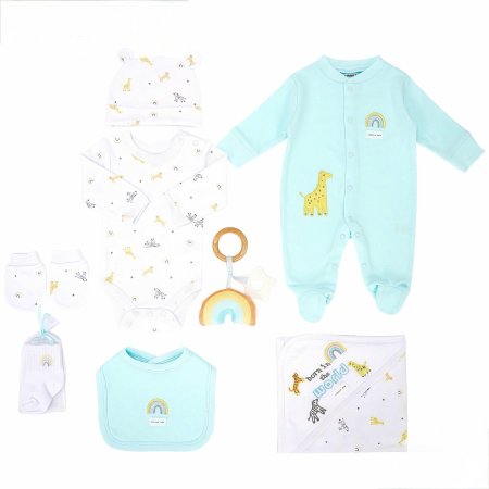 طقم بيبي 8 قطع animal world