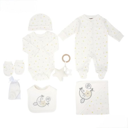 طقم بيبي 8 قطع hello baby