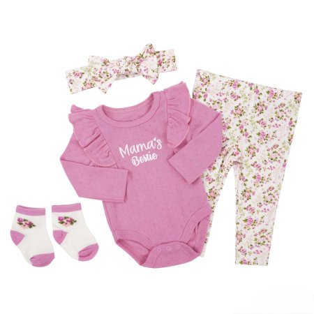 طقم بناتي عملي 4 قطع mama's bestie