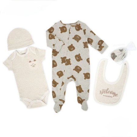 طقم قطن 5 قطع bear 🐻