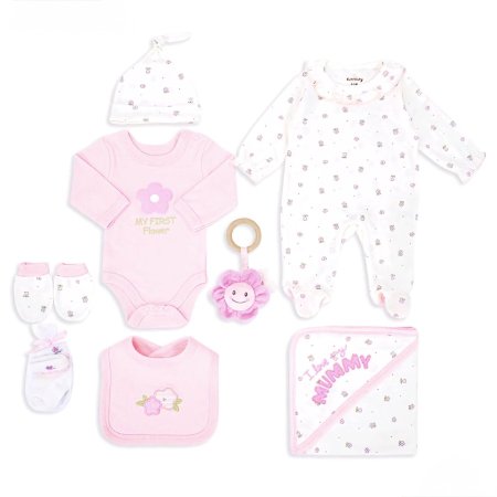 طقم بيبي 8 قطع mummy flower