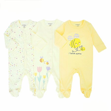 طقم 3 أفرهولات قطن نحول