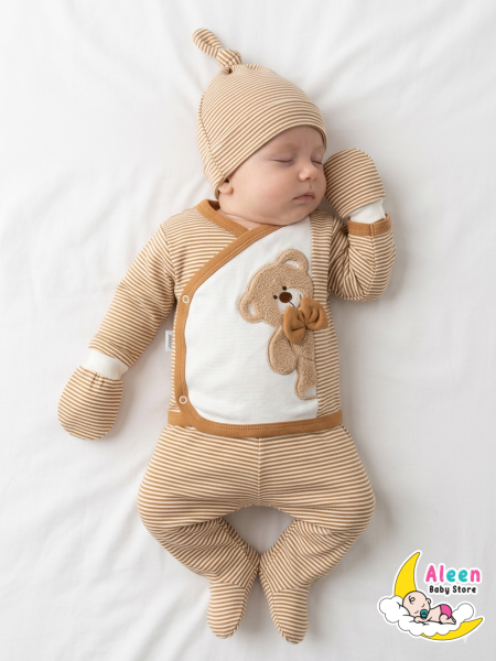 بوكس طقم بيبي 5 قطع دبدوب