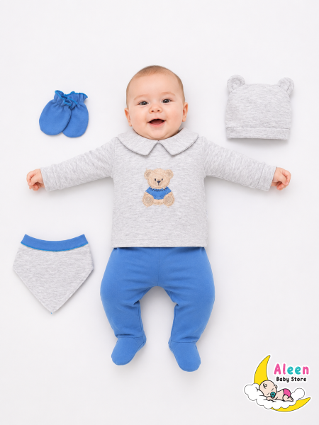 طقم بيبي تركي 5 قطع Nonna Baby