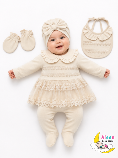 طقم بيبي تركي 5 قطع Nonna Baby