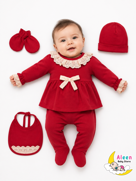 طقم بيبي تركي 5 قطع Nonna Baby