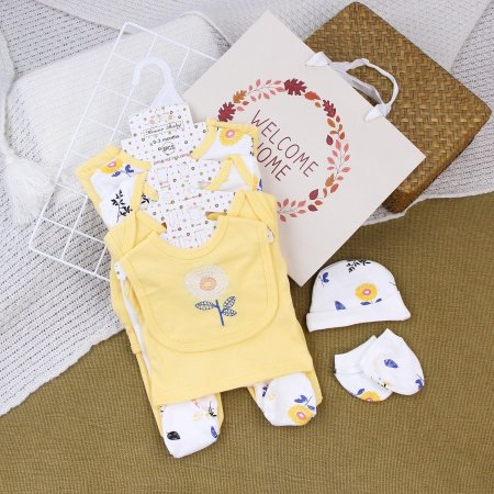 طقم استقبال 8 قطع yellow flower