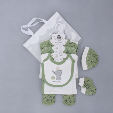 طقم استقبال 8 قطع elegant green