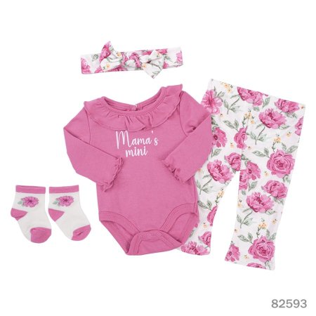 طقم عملي 4 قطع فوشي mama's mini