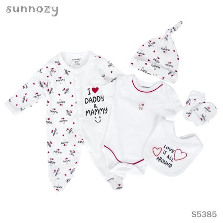 طقم افرهول 5 قطع mommy +daddy