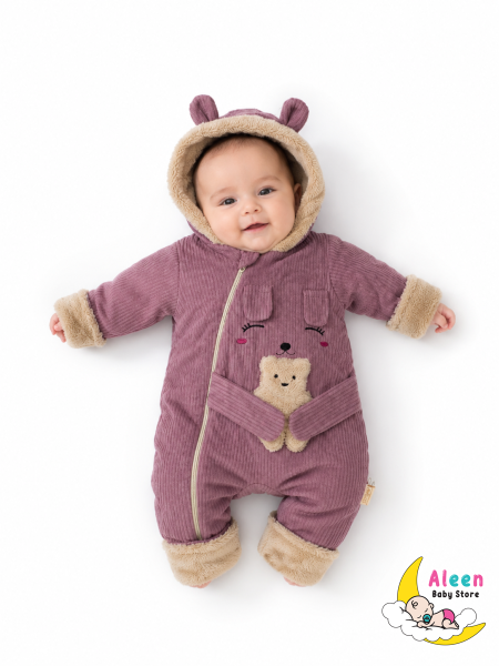 افرهول شتوي مبطن فرو bear hug 🧸