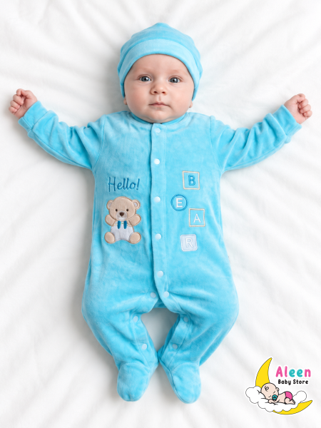 افرهول مخمل تركي hello baby