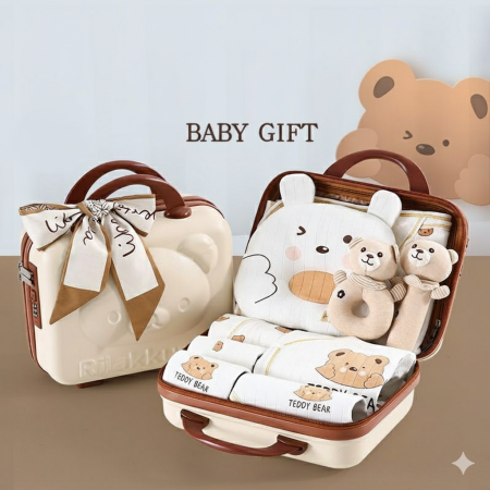 شنطة Happy teddy أبيض